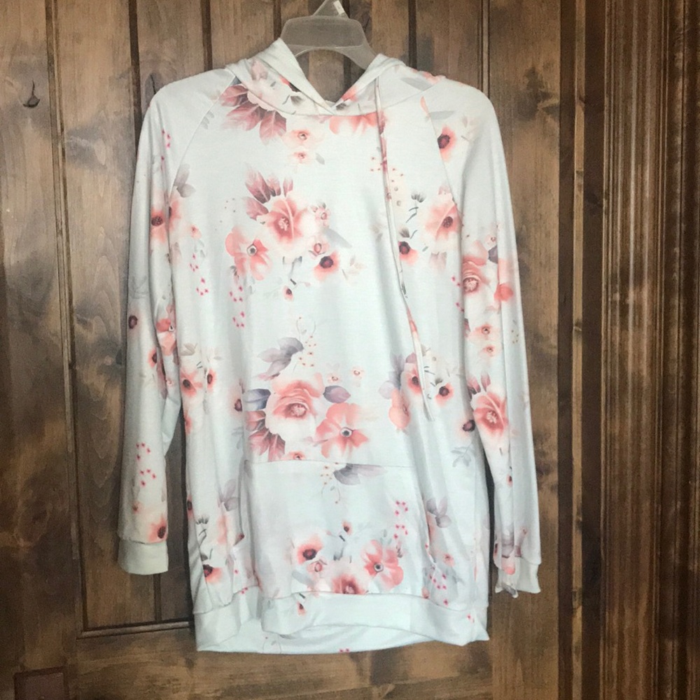 Floral hoody
